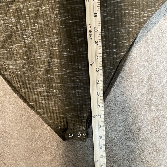 Intimately Free People Bodysuit Women Size Large Secret Sides Deep Cut Brown - Picture 8 of 8